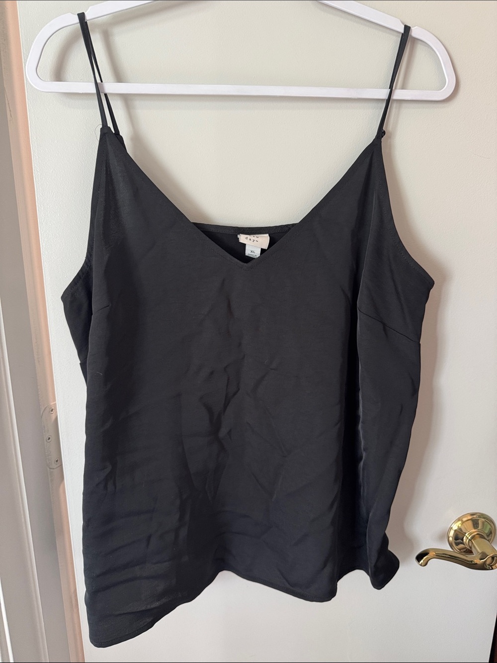 a new day Black V-Neck Spaghetti Strap Camisole